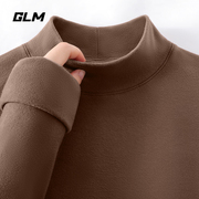 GLM半高领德绒打底衫女秋冬季修身显瘦内搭保暖内衣t恤衫