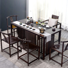 新中式花梨木茶桌椅组合经典实木