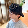 儿童遮阳春夏百搭棒球帽男孩飞行员帽子潮ins韩版个性眼镜鸭舌帽