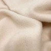 粉白色单面羊绒面料冬季单面，阿尔巴卡羊，驼绒羊毛大衣外套布料
