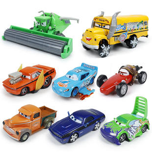 赛车汽车总动员儿童合金车，玩具闪电麦昆，板牙车王路霸86惯性车模型