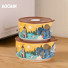 moomin姆明陶瓷大容量密封保鲜碗带盖饭盒微波炉加热便当盒餐盒