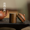手工复古铜盖置实心铜，紫砂壶盖托家用茶壶铁壶盖架功夫茶具零配件