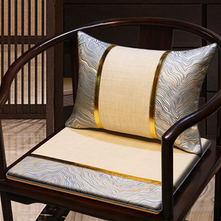 中式红木沙发坐垫椅子，垫乳胶实木圈椅，餐椅垫茶桌椅子座垫凳子垫子
