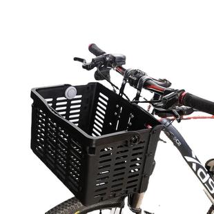 自行车车篮车筐折叠自行车，电动车塑料前挂篓挂筐挂篮单车配件