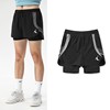 乔丹夏季美式假两件篮球，短裤男2023训练健身运动跑步中裤半裤