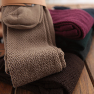 日本秋冬水波纹莫代尔棉，加厚高品质保暖连裤袜，打底袜子长腿