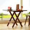 纯实木小方桌可折叠桌子，餐桌家用小户型，吃饭方形阳台茶桌简易饭桌