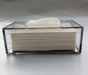 手抽纸巾盒客厅房间酒店ktv亚克力家用可定制亚克力纸巾盒餐巾盒1