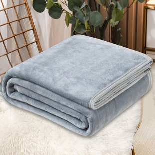 珊瑚绒毯床单人毛毯子(毛毯子，)毛巾被盖毯垫法兰绒小被子午休办公室宿舍