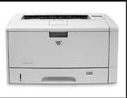 惠普打印机十二年老年5200网络办公A3激光黑白CAD图纸 不干胶双面