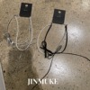 JINMUKE韩国进口首饰品蝴蝶结串珠时尚项链锁骨链气质女
