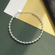 小果子小众设计s925纯银珠子，手链女韩版简约手镯，学生百搭气质礼物