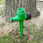 园林灌溉喷头固定支架地插6/4分可移动草坪自动旋转洒水360度洒水