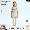 TeenieWeenie Kids小熊童装24夏季女童全棉可爱印花短袖T恤
