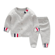 男宝宝毛衣婴儿针织，开衫套装小童春秋外套，婴儿衣服新生儿宝宝纱衣
