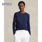 ralphlauren拉夫劳伦女装经典款棉质平纹，针织圆领t恤rl24230