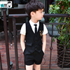 夏季韩版男童西装马甲套装儿童，六一演出服花童礼服男孩小礼服