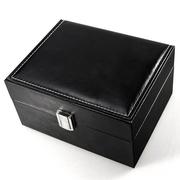 l单锁个表盒带皮质表盒时装手包G装盒表子白高级手收饰纳盒能