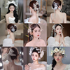 新娘森系高级感头花韩式甜美花朵发夹发带婚纱礼服写真拍照头饰品
