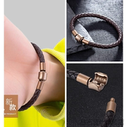 3mm粗防水皮绳适用于周生生手绳可穿硬金替换皮绳手链