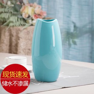 北欧简约现代富贵竹水培，花瓶家居饰品客厅，酒柜装饰品创意陶瓷摆件