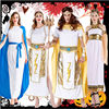 2020万圣节埃及法老国王女王服装cosplay希腊女神长裙礼服演出服