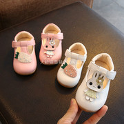 春秋季女宝宝单鞋0-1-2岁婴幼儿学步鞋子女童可爱公主皮鞋潮