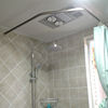 钻石型浴帘杆免钉打孔随意安装淋浴隔断简易浴房轨道弧形杆定制