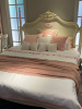 布童梵享定制欧式粉色花边女儿童房样板间展厅设计款床品11件套