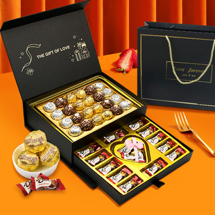 德芙巧克力礼盒装创意520情人，节生日礼物送女朋友，老婆唯美斯糖果