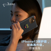 bone适用iphone13手机壳苹果13promax气囊防摔泡泡，硅胶全包保护套迪士尼联名卡通，公仔可爱女高级感ins风