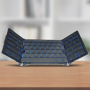 BOW背光折叠蓝牙键盘有线usb手机ipad平板笔记本电脑双模无线便携