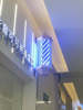 LED灯珠灯灯防水标志美发理发灯箱发廊钢复古店转挂壁挂墙式玻璃