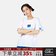 Hipanda 你好熊猫 设计潮牌夏季女款熊猫色卡印花短袖T恤