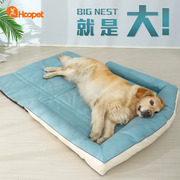 狗窝四季通用狗床金毛沙发可拆洗睡垫宠物冰垫中大型犬夏季狗垫子
