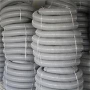 PVC灰色钢丝吸尘软管工业伸缩管木工除尘管塑料波纹管通风管1