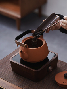 紫砂陶瓷烧水壶煮茶器家用提梁茶具养生明火电陶炉电磁炉开水壶