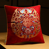 中式抱枕靠垫中国风红色喜庆客厅沙发靠枕套护腰枕含芯靠背垫定制