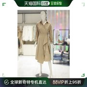 韩国直邮ab.f.z衬衫，领子腰带连衣裙(aax5ho37g)长袖衬衫裙