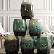 陶瓷鼓凳陶瓷凳子装饰瓷墩凉墩新中式创意坐梳妆凳客厅样板间