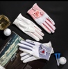 高尔夫女士手套韩版golf手套pu防滑耐磨超纤布弹力(布弹力)舒适练习手套