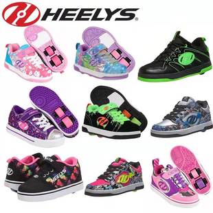 美国双轮heelys女童，爆走鞋男童，学生青少年四季超轻暴走鞋