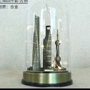 高档世界地标建筑模型上海东方明珠摩天轮创意四件套组合装饰品小