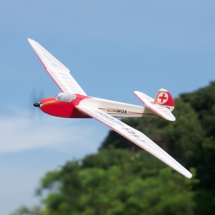 minimumrcminimoa鸥翼滑翔机机700mm拼装像真多协议，遥控固定翼