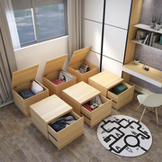 榻榻米床魔方组合储物盒子单人箱体床小户型床箱拼接床板式储物床