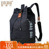 新潮代韩版帆布包背包运动包双肩包圆桶包旅游15.6英寸电脑包男包
