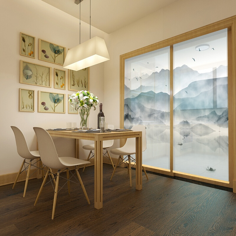Soft partition screen Hanging type Curtain translucent Rolling curtain a living room Entrance Of new style landscape Fabric art Hanging curtain singlein the Home Fabric , Curtains and curtain accessories , Rolling category - from Buy2taobao.com to provide professional Taobao agent buy service