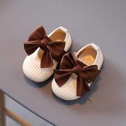 宝宝学步鞋春秋0-2岁一岁小童鞋，公主鞋女童小皮鞋防滑软底婴儿鞋