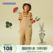 国货美特斯邦威moomoo童装背带短裤男童梭织春夏季运动时尚裤子